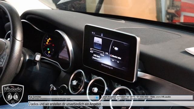 Mercedes C Klasse W205 Rückfahrkamera und DAB+ nachrüsten Hannover смотреть онлайн