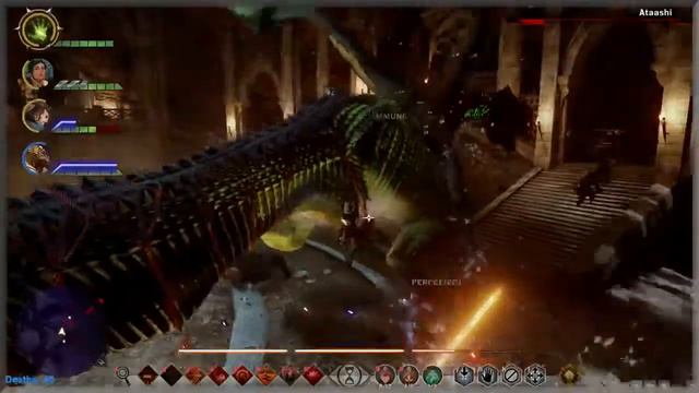 Dragon Age:Inquisition - Conclusion at The Darvaarad / Dragon Kill'in - The Trespasser DLC смотреть онлайн