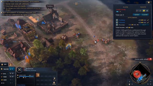 Age Of Empires 4: Tribute 1375 - RUS The Rise of Moscow (Hard) смотреть онлайн