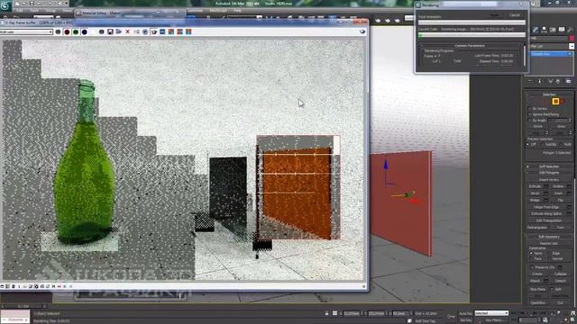 Цветное стекло в 3D Max смотреть онлайн