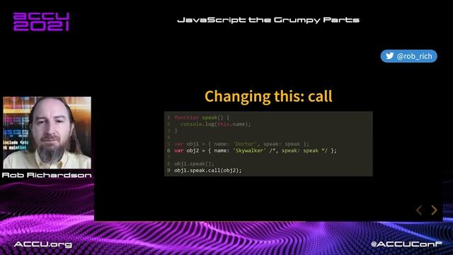 JavaScript the Grumpy Parts - Rob Richardson [ ACCU 2021 ] смотреть онлайн