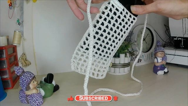 Сумочка для телефона крючком смотреть онлайн