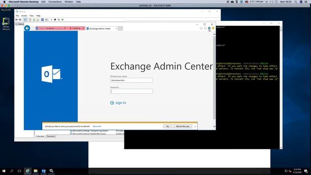 Exchange 2016 Installation - Part 19 - Enable/Disable Access to the ECP смотреть онлайн