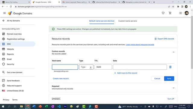 How to add a Custom Domain on Github Pages смотреть онлайн