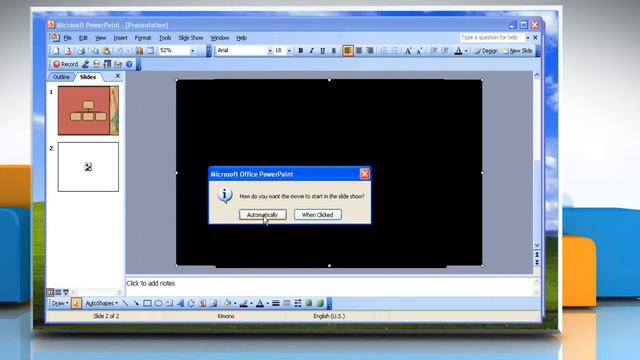 Microsoft® PowerPoint 2003: How to insert a movie into presentation on Windows® XP? смотреть онлайн