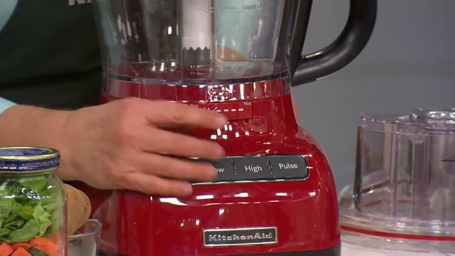 KitchenAid 13-Cup Food Processor w/ Dicing Kit & Exact Slice with Amy Stran смотреть онлайн