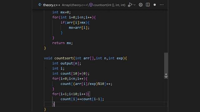 RADIX SORT ALGORITHM USING C++ смотреть онлайн