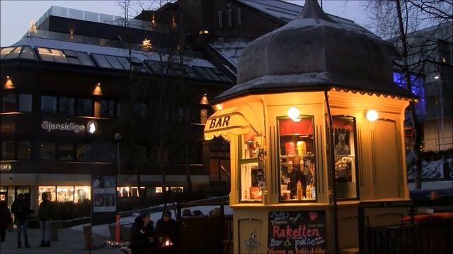 TROMSØ NORWAY - A CITY WALK IN DECEMBER смотреть онлайн