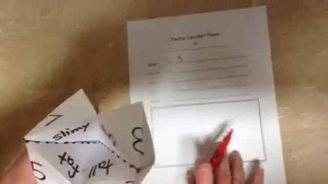 Cootie catcher poem смотреть онлайн