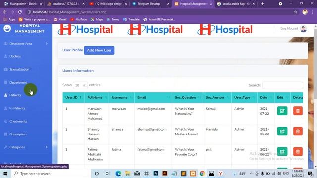 Admin Panel Part 1: Overview Hospital Management System смотреть онлайн
