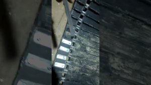 ремонт гусеницы , порвалась(