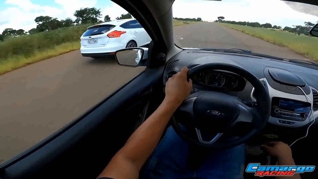 FOCUS TITANIUM 2.0 Vs FORD KA 1.5!! ( Achou Que Iria Ser Facil )