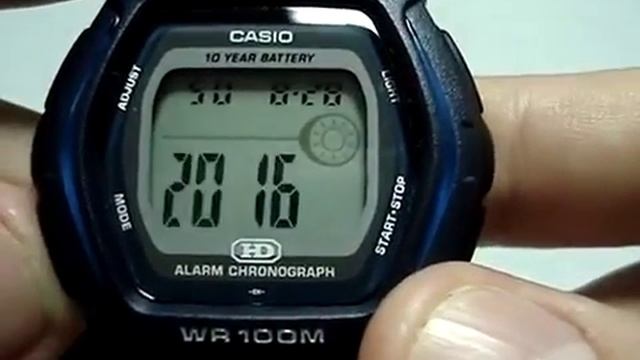 Как настроить часы Casio HDD-600C-2AVEF смотреть онлайн