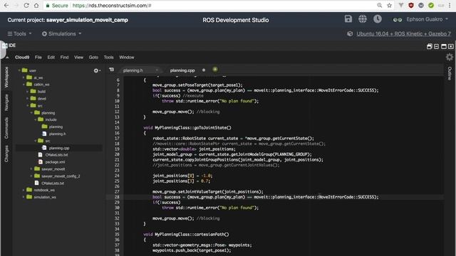 [Movelt! Camp] Week 4: MoveIt Planning Interface: Avoid obstacles in the robot workspace смотреть онлайн
