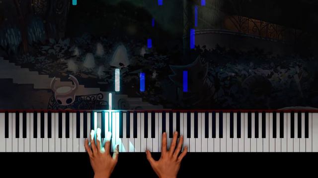 Hollow Knight Theme Piano Tutorial | PVisualiano