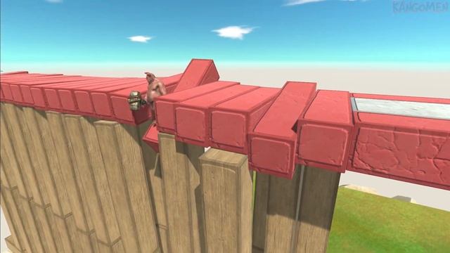 UNSTABLE WOBBLY BRIDGE animal revolt revolt simulator смотреть онлайн
