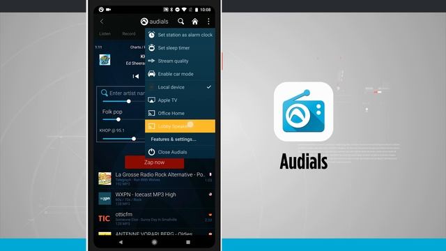 Audials - Radio Player, MP3-Recorder Android App Demo смотреть онлайн