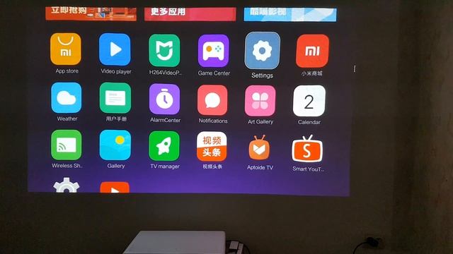Английское меню проектора (уже перепрошиваем на русский) и пиксели Xiaomi Mi Laser Projection TV смотреть онлайн