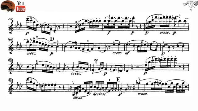 Beethoven, violín sonata no. 7 , 2nd movement | Piano Accompaniment смотреть онлайн