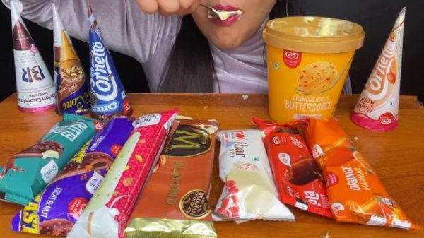 ASMR EATING ICECREAM,AMUL,MAGNUM,KWALITY WALLS,BASKIN ROBBINS,ARUN *ICECREAM EATING SHOW *