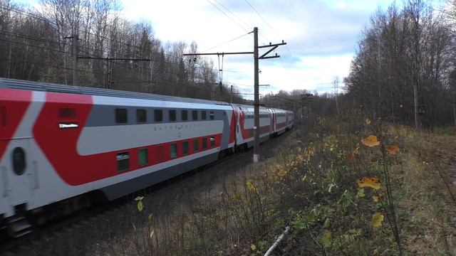 Электровоз ЭП20-024 с поездом № 740 Брянск - Москва смотреть онлайн