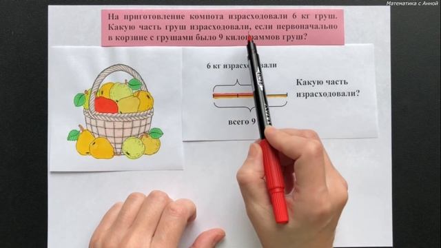 6 класс. Урок 5. Задачи на дроби: теория смотреть онлайн