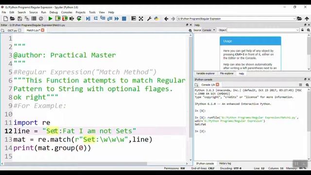 Regular Expression Match Module or Method in Python смотреть онлайн