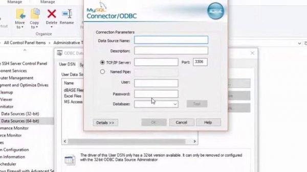 How to Setup ODBC MySQL Driver