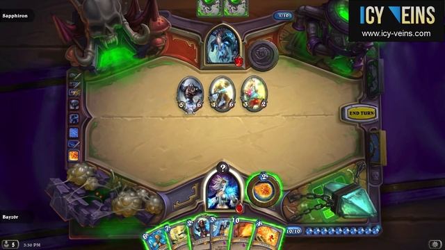 Hearthstone Heroic Sapphiron - Curse of Naxxramas смотреть онлайн
