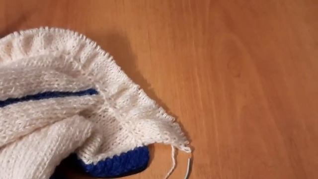 КАПЮШОН ДЛЯ СПОРТИВНОЙ КУРТКИ НА 1,5 - 2 ГОДА //Children's hood with knitting needles. смотреть онлайн