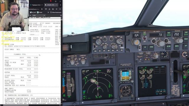 PMDG 737-700 on Microsoft Flight Simulator - Vatsim Basel to Rome смотреть онлайн
