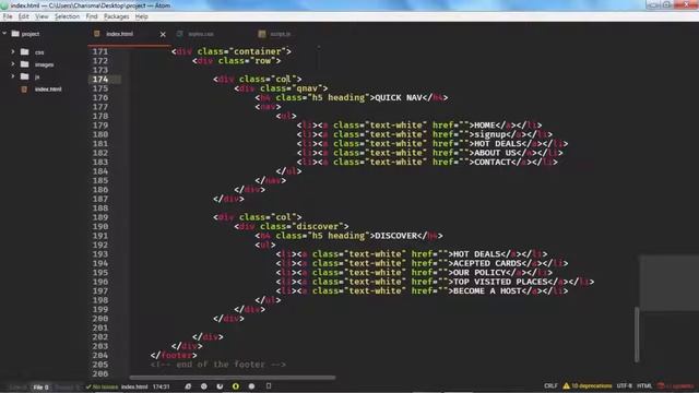 Learn twitter bootstrap 4 (in Arabic) - 9. The project, designing the footer смотреть онлайн