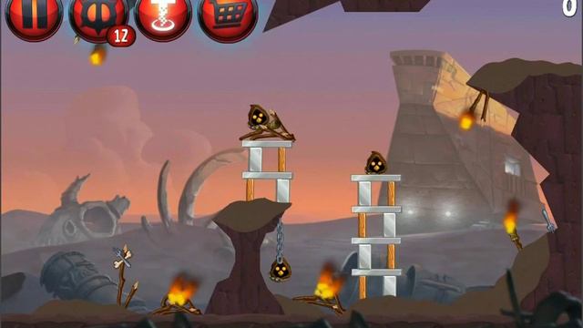 Angry Birds Star Wars 2 Level P2-5 Escape to Tatooine 3 Stars walkthrough смотреть онлайн