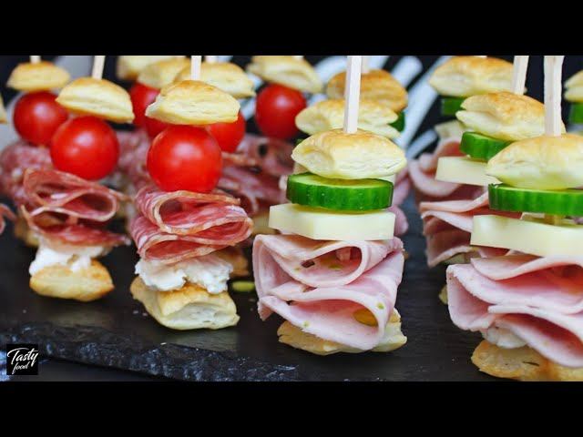 Праздничные Закуски из Обычного Слоеного Теста! смотреть онлайн