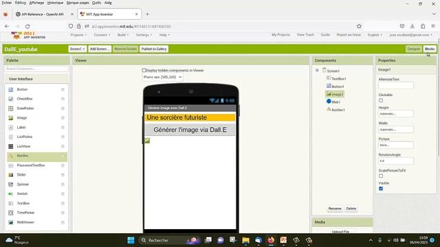 Dall-E et AppInventor : comment générer une image en utilisant l'IA d'OpenAI ? смотреть онлайн