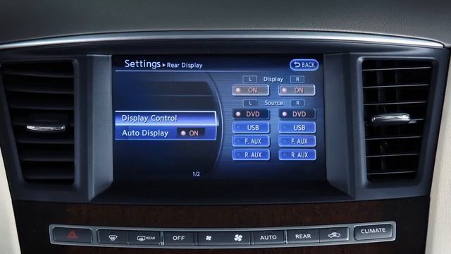 2014 INFINITI QX60 - Dual Head Restraint DVD System смотреть онлайн