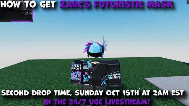 How to get My FREE UGC LIMITED Zarc's Futuristic Mask in Roblox! (All Steps) смотреть онлайн