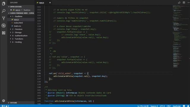 Firebase Realtime DB - Tempo real com .on() смотреть онлайн