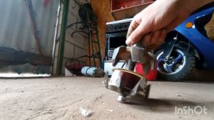 разбор генератора без тисков, разбор ротора. добыча меди #медь #алюминий #латунь