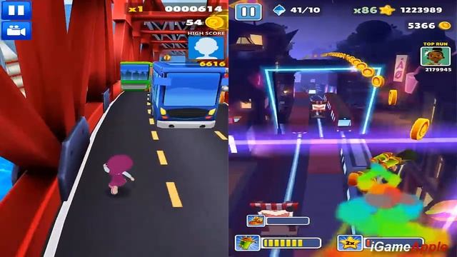 Subway Surfers Iceland 2022 Super Runner Fresh vs Masha Subway Runner Gameplay HD смотреть онлайн