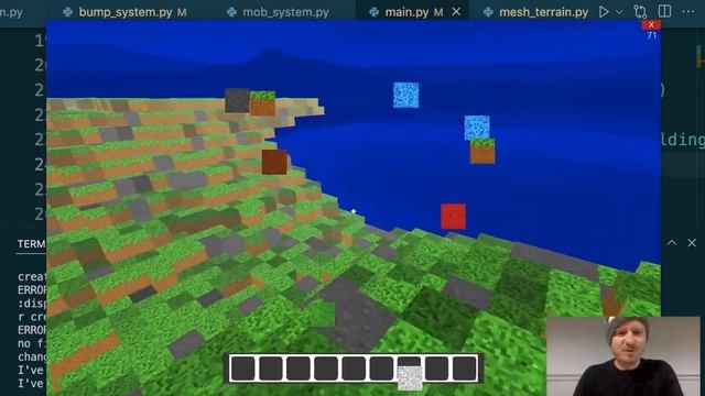 Python Minecraft with Ursina: colour fix and saving/loading correct block types - part 16 смотреть онлайн