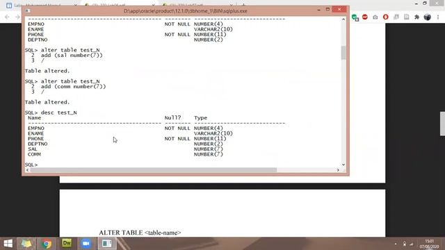 DBMS Lab 06- DDL Queries | Summer 2020 смотреть онлайн