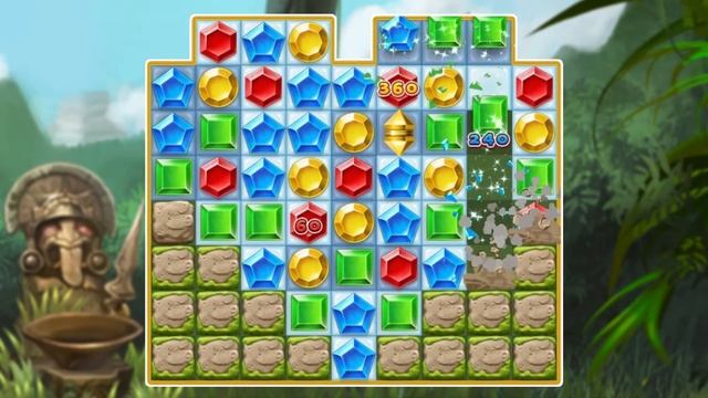 Jungle Gem Blast: Match 3 Jewel Crush Puzzles_endcard