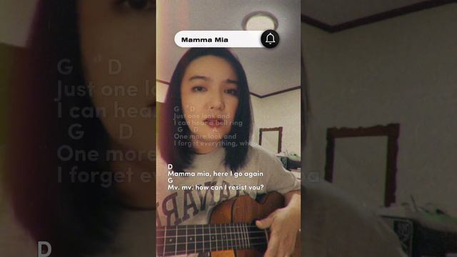 Mamma Mia | ❤️ Ukulele Cover | Ukulele Play Along | Lyrics and Easy Chords смотреть онлайн
