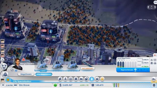 Simcity Offline Fun ► Part 15 ► Megatowers Galore! смотреть онлайн