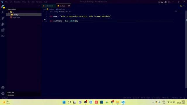 JavaScript Tutorial in Hindi | Beginners to Master | String Manipulation in JavaScript смотреть онлайн