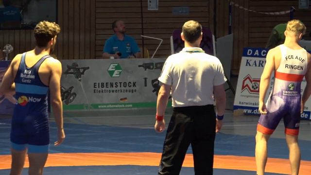 Wrestling/Ringen Landesliga Sachsen, Aue II - Greiz II, 79 Kg, Freestyle, Lehmann-Opiela