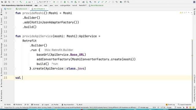 ? #4 Retrofit Dependency injection in hindi | Koin Framework | Android | Kotlin смотреть онлайн