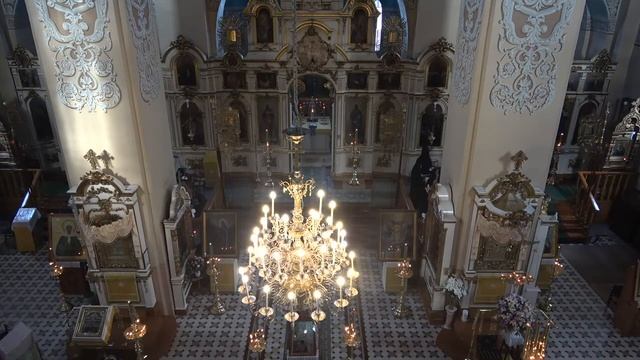 24.07.2023. Понедельник. Всенощное бдение. Иконы Божией Матери, именуемой «Троеручица». смотреть онлайн