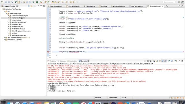 Frame handling using Selenium Web driver - Tutorial 11 смотреть онлайн